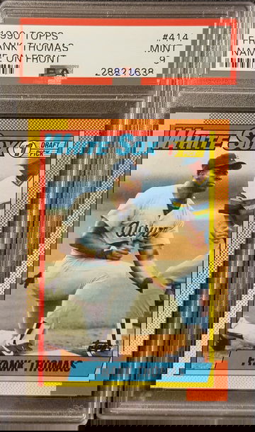 1990 Topps Frank Thomas Rookie PSA 9 Chicago White Sox