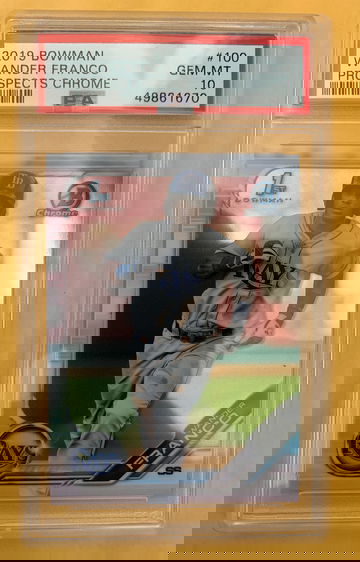 2019 bowman wander Franco psa 10 