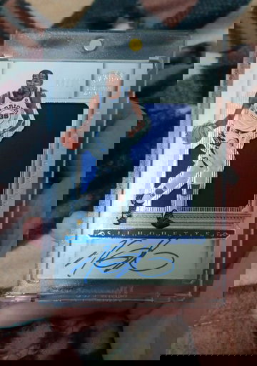 2017-18 Crown Royale Kevin Durant Silhouettes jersey auto /25