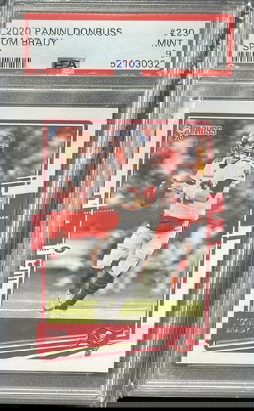 2020 Donruss #230 Tom Brady Tampa Bay Buccaneers SP Parallel PSA 9 MINT