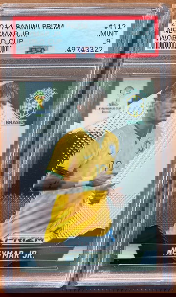 2014 Prizm World Cup Neymar Jr. Rookie RC #112 PSA 9 MINT