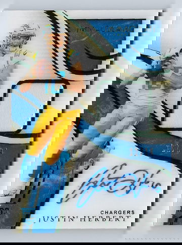 Justin Herbert 2020 IMMACULATE RPA Auto #'d 12/14 Patch Acetate RC FOTL San Diego Chargers