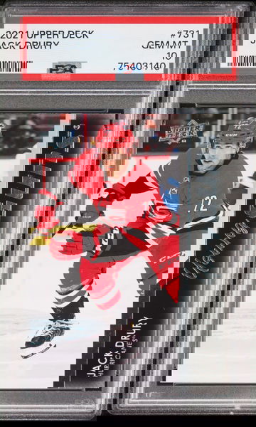 2021-2022 Upper Deck Jack Drury #731 PSA 10