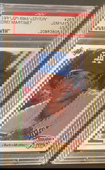 1991 Upper Deck Final Edition #2F Pedro Martinez PSA 10 Rookie RC