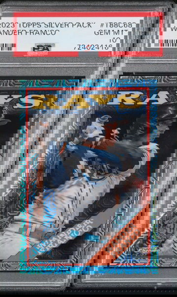 2023 Topps Silver Pack 1988 Chrome Promo T88C68 Wander Franco PSA 10 POP 1