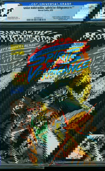 GHOST RIDER/BLAZE: SPIRITS OF VENGEANCE #1, CGC 9.2 NM-