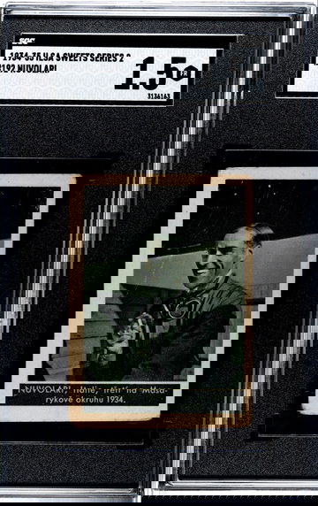 1934 ILSA SWEETS SERIES 2 TAZIO NUVOLARI ROOKIE #192 SGC 1.5 Vintage Formula One