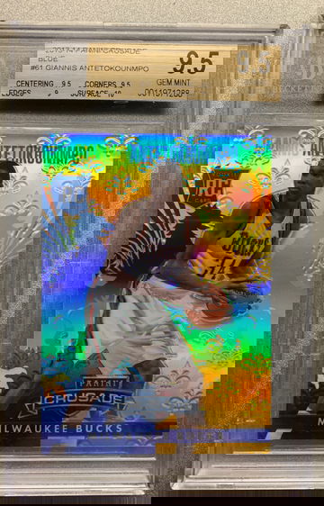 GIANNIS ANTETOKOUNMPO CRUSADE BLUE SP ROOKIE BGS 9.5 GEM MINT