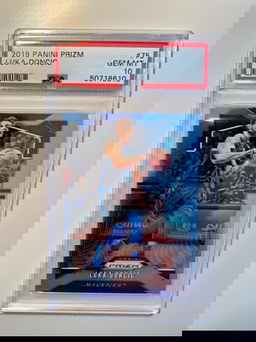 2019 Panini Prizm Luka Doncic Base #75 PSA 10