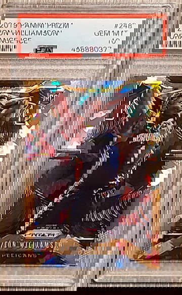 Zion Williamson Prizm Orange Ice