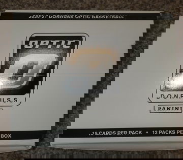 2020-21 Donruss Optic Basketball 12 Packs (One Box)
