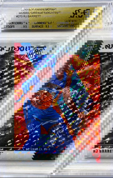 2019-20 Mosaic Orange Reactive Prizm RJ Barrett