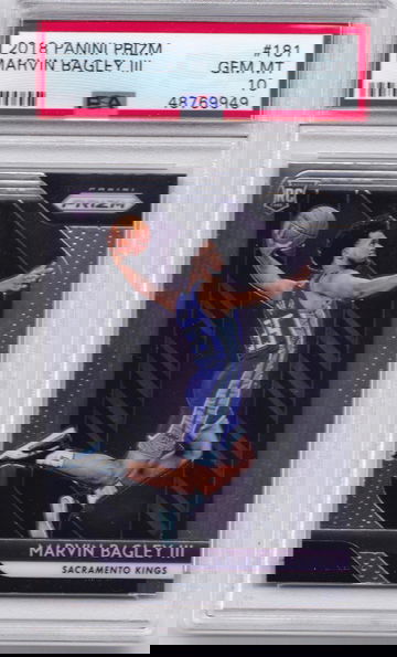 Marvin Bagley 2018 Prizm PSA 10 