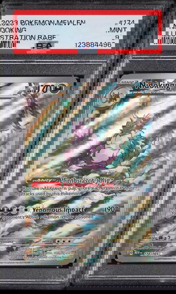 2023 Pokemon Scarlet and Violet 151 Illustration Rare Nidoking #174 PSA 9