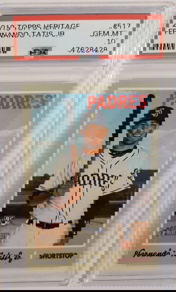 2019 Topps Heritage Fernando Tatis Jr PSA 10