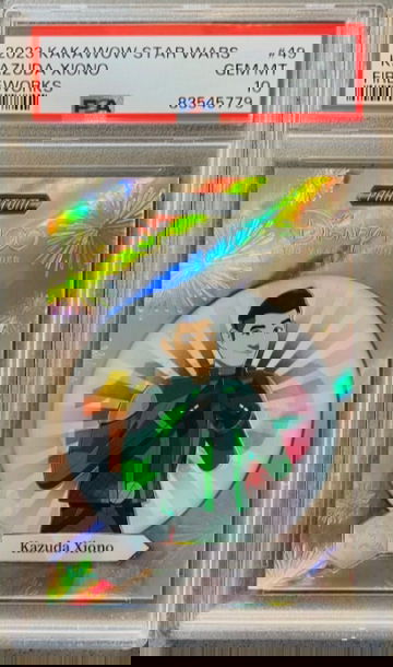 2023 Kakawow Disney 100 Star Wars #49 Kazuda Xiono /100 Silver Fireworks PSA 10