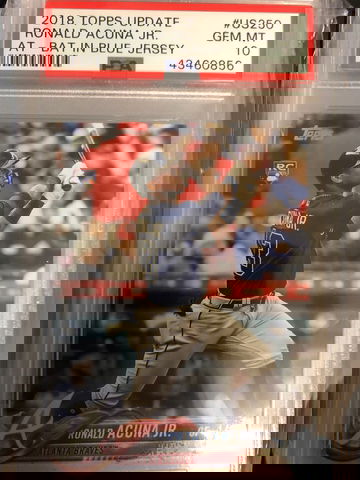 Ronald Acuna 2018 Topps Update PSA 10
