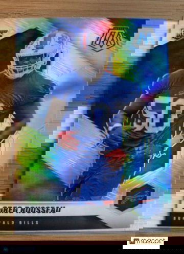 🔥2021 Panini Mosaic Football Greg Rousseau RC True Silver Prizm BUF Bills 353