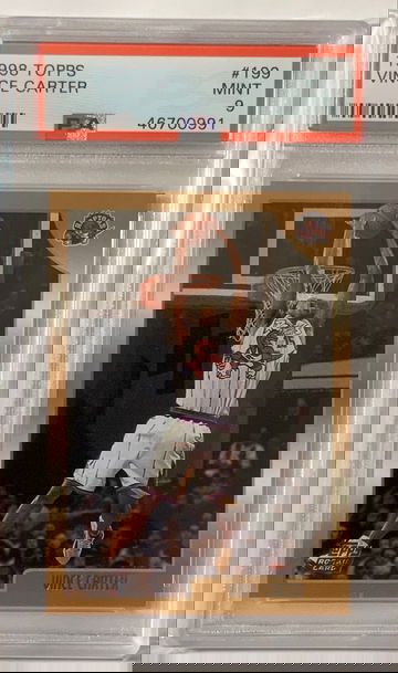 1998-99 Topps Vince Carter Rookie PSA 9