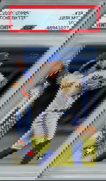 BO BICHETTE 2020 Topps #78 ROOKIE PSA 10 GEM MINT Blue Jays