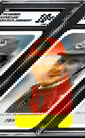 1998 Harenberg Jahrhunderts Niki Lauda Formula 1 F1 Ferrari  SGC 10 POP 4