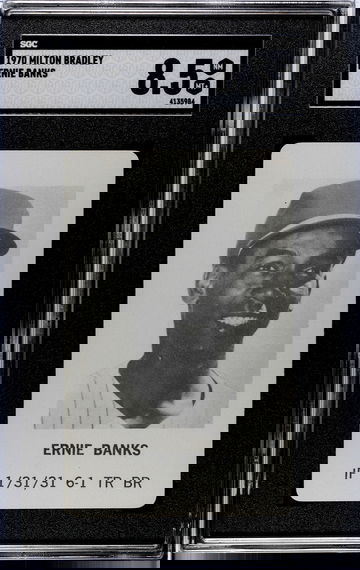 1970 Milton Bradley Ernie Banks Chicago Cubs SGC 8.5 NM/MT+