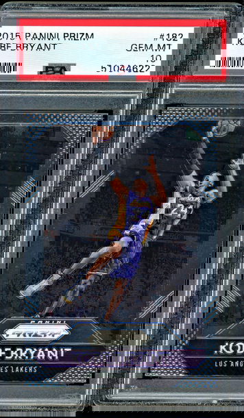 Kobe Bryant 2015/16 Panini Prizm #182 PSA 10 GEM MINT Lakers
