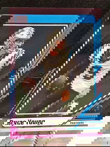 2024 Panini Clearly Donruss  Bryce Young  Purple   /75  Panthers