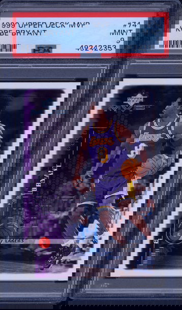 1999 Upper Deck KOBE BRYANT #74 MVP PSA 9 MINT