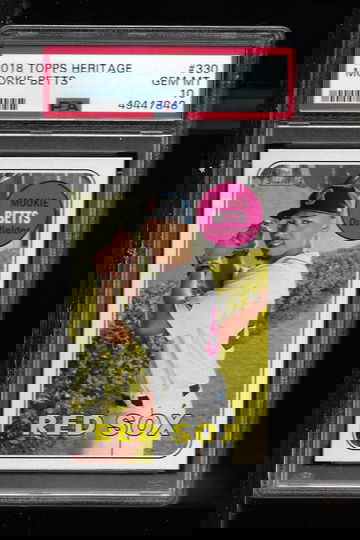 2018 TOPPS HERITAGE MOOKIE BETTS PSA 10