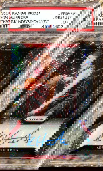 Kevin Huerter 2018 Prizm Fast Break Rookie Auto PSA 10