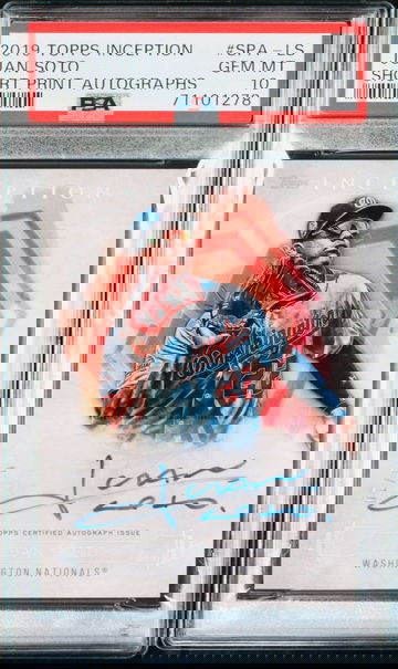 Juan Soto SSP RC PSA 10 POP 1 Photo Variation