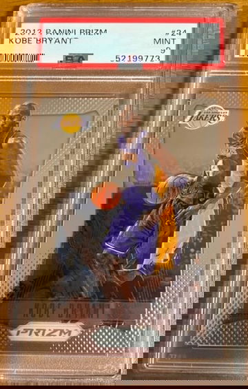 2012 Panini Prizm #24 Kobe Bryant PSA 9 Mint