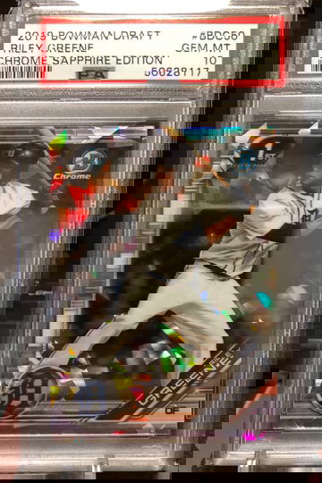 2019 Bowman Draft Sapphire Riley Greene #BDC50 PSA 10