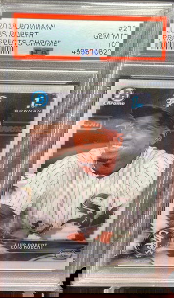 2018 Bowman Luis Robert PSA 10