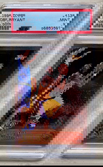 1996 Topps 50th Anniversary Kobe Bryant Rookie Card PSA 9 Mint