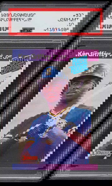 Ken Griffey Jr. 1989 Donruss ROOKIE #33 PSA 10