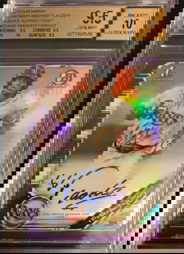 Wander Franco Bowman Chrome Purple 