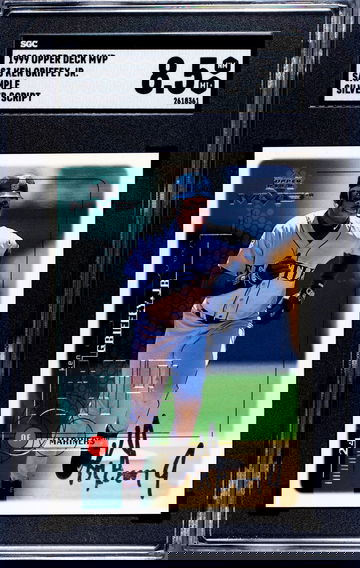 1999 Upper Deck MVP Sample Silver Script #S3 Ken Griffey Jr. SGC 8.5 NM-MT+