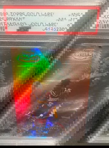 Kobe Bryant 1999 Topps Gold Label New Standards Row 2 PSA 8