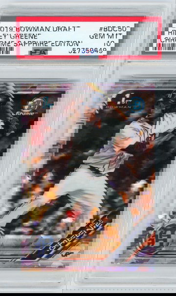 2019 Bowman Draft Sapphire Riley Greene