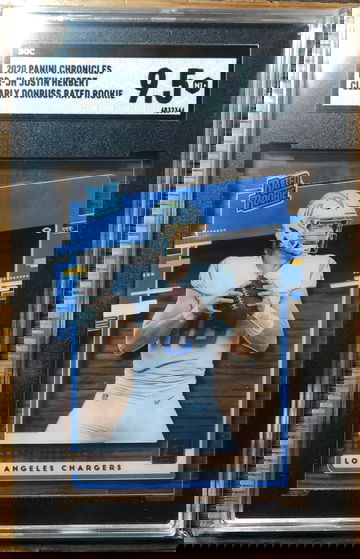 2020 Chronicles Justin Herbert Donruss Clearly Rated Rookie SGC 9.5