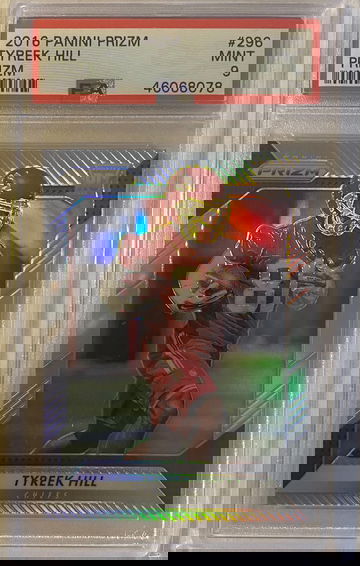 2016 Panini Prizm Tyreek Hill Silver PSA 9 #296 Chiefs