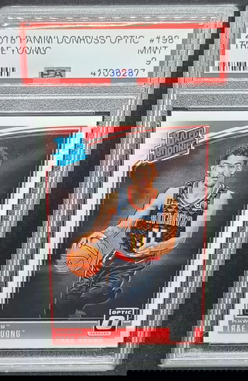 2018 Panini Donruss Optic Trae Young PSA 9