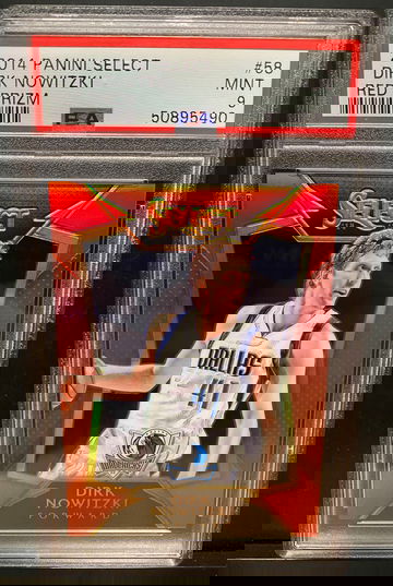 2014 Panini Select Dirk Nowitzki Red /149 PSA 9