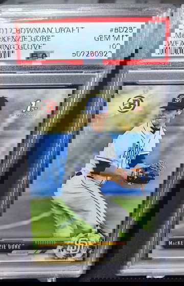 2017 Bowman MacKenzie Gore 1st #BD25 Gem Mint PSA 10 Padres