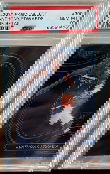 2020 Panini Select Anthony Edwards Courtside Rookie PSA 10