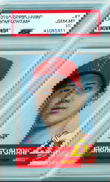 2018 Topps Living #7 Shohei Ohtani PSA 10 GEM MINT!