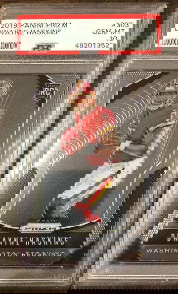 2019 Panini Prizm #303 Dwayne Haskins Rookie RC PSA 10 Gem Mint Steelers