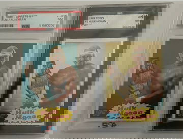 2 1985 Topps Hulk Hogan
